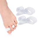 Toes Separator Bunion Bone Ectropion Hallux Valgus Care Correctors (White)