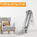 2pcs 80 Degree Sprung Hinges Cabinet Door Lift Up Stay Flap Top Support Newly