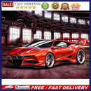 5D Diamond Painting Kit DIY Car Full Round Drill Mosaic Picture Wall Decora