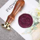 Fire Paint Sealing Wax Tablet Lacquer Seal Pill Envelope Decor (Purple Red)