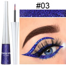 Long-Lasting Liquid Glitter Eyeliners Pencils Kit Colorful Shiny Eye Liner Pen
