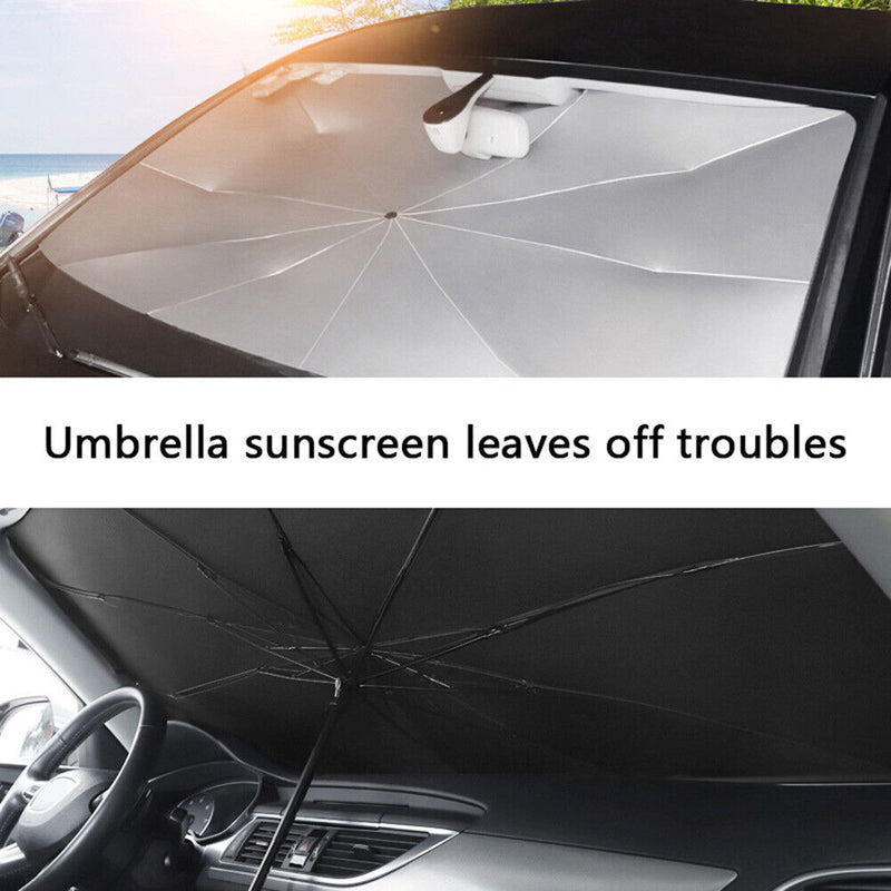 Auto Front Window Sunshade Interior Windshield Car Protector Parasol (L) Newly