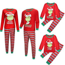 Parent-Child Cartoon Pajamas Kids 2pcs Christmas Men Women Letters Clothes Sets
