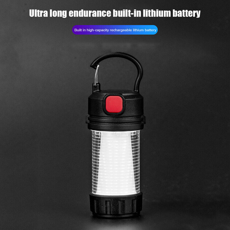 5 Modes Portable LED Mini Lantern Hanging Emergency Camping Work Light with