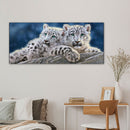 Two White Tigers Oil Paint By Numbers Kits DIY Craft Coloring Drawing Home