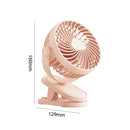 #A Ultra Quiet Clip-on Fan Portable Rotatable Desktop Cooling Mute Fan Air Coole
