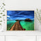 Canvas Paint By Numbers Sea Cabin Oil Hand Painted Drawing Kit Home Decor
