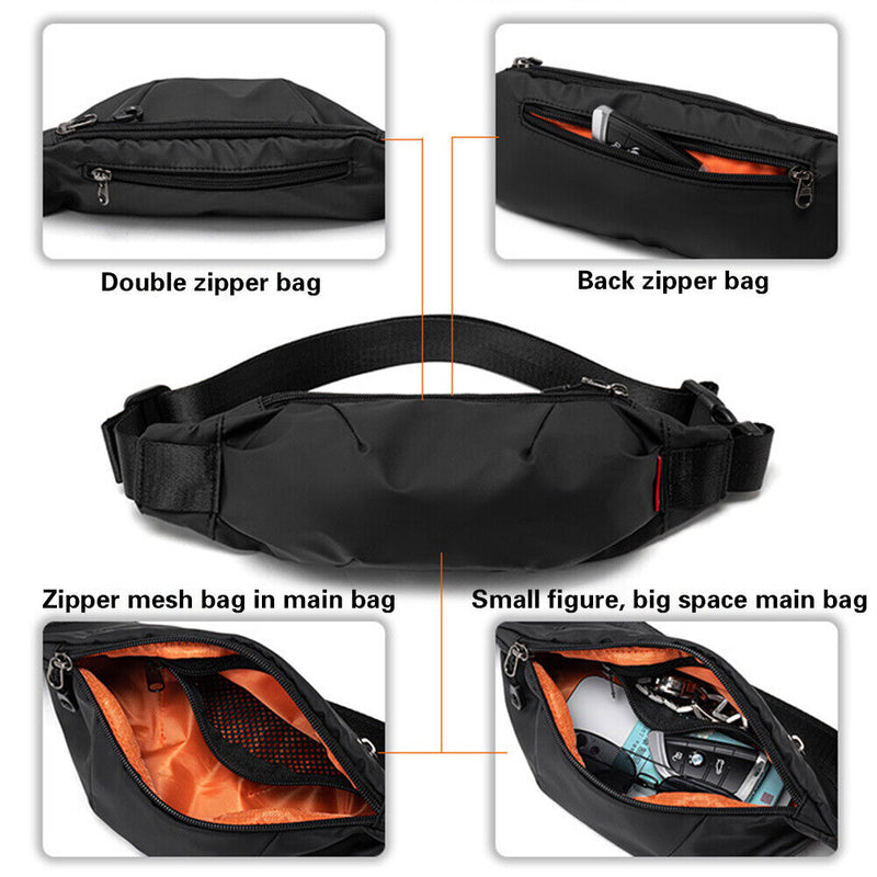 Men Fashion Shoulder Bag Mini Small Mobile Phone Pouch for Running Travel S