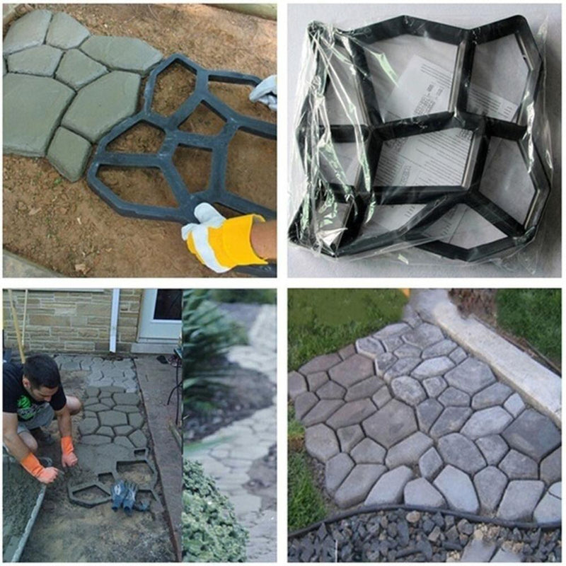 Soehong 9 Grid Paving Mold Grid Walkway Pavement Manual Concrete Mold
