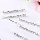 Style Bling  Crystal Hairgrip Hair Clips Rhinestones Hairpins  Metal Barrette