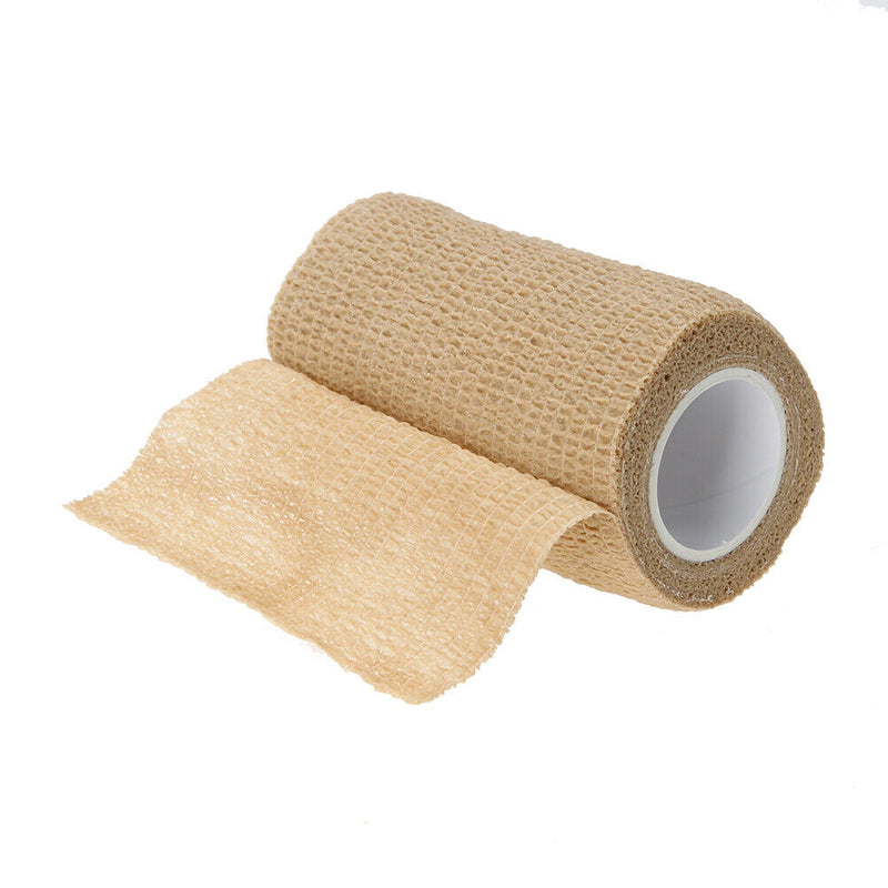 Athletic Tape Sport Stretch Power-driven Self-adhesive Roll Bandage (Nude)
