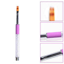 18.8cm UV Gel Nail Art Brush Set Gel UV Nail Painting Tool Q9V8 Drawing U4G2