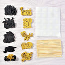 Party Bachelor Cap Graduation Cake Topper Cake Decorations Cupcake Toppers