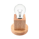 Solid Wood Table Lamp Base E27 220V Wooden Light Holder w/Switch Line (B) Newly