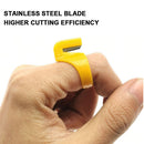 Plastic Thimble Sewing Ring Thread Cutter Finger Blade Needle Sewing Craft