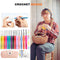 14pcs Aluminum Crochet Set Soft Handles Knitting Needles Kit Weaving Tools Newly