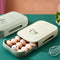 Drawer Egg Storage Box Refrigerator Fresh Keeping Egg Dumpling Tray (Green)