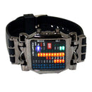 Black Led Binary Digital Watch Mens Fashion Casual Sport Watches Wrist P8O3