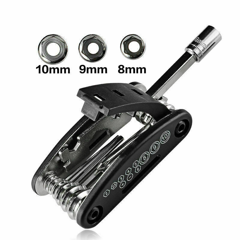16 in 1 RockBros Bicycle Repair Tool Bike Pocket Multi Tool Functio. R7W1 hot.