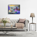 Snowman 5D Full Square Drill Diamond Painting DIY Christmas Decor Kids Gift