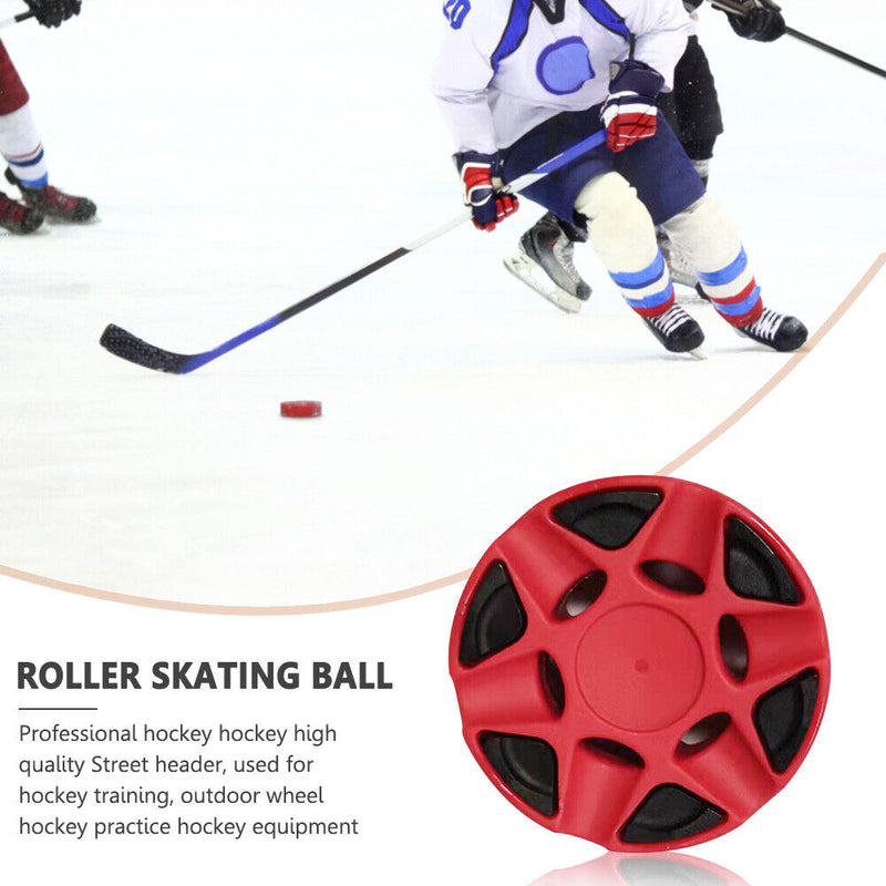 Professional Ice Hockey Puck for Ice Hockey Hockey Practice Balls (Red) Newly