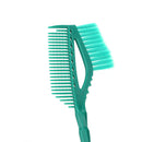 Barber Hair Dyeing Comb with Brush Plastic Hair Coloring Applicator (Cyan) Newly