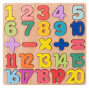 Colorful Number Puzzle Pre-school Cognition Educational Math