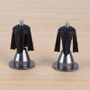 One Pair Bike Bicycle Aluminum Handlebar Grips Handle Bar Cap gray Newly