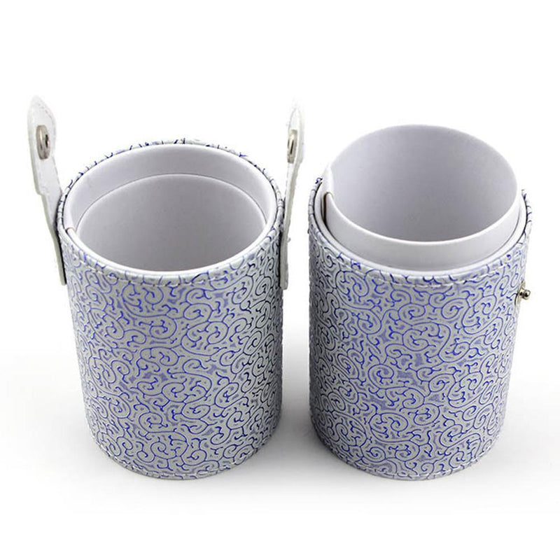 Travel Leather Cosmetic Brush Pen Holder Storage Makeup Empty Holder