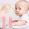 Baby Silicone Training Feeding Spoon Toddlers BPA-free Tableware (Pink) Newly
