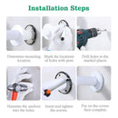 Stainless Steel Bathroom Grip Bar Safe Handle Handrail Rail Shower Tub Grab