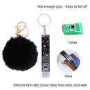 Card Grabber Keychain - ATM Card Clip for Long Nails (B20 Camouflage Black)