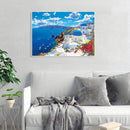 5D DIY Full Drill Diamond Painting Seaside Castle Cross Stitch Mosaic Home