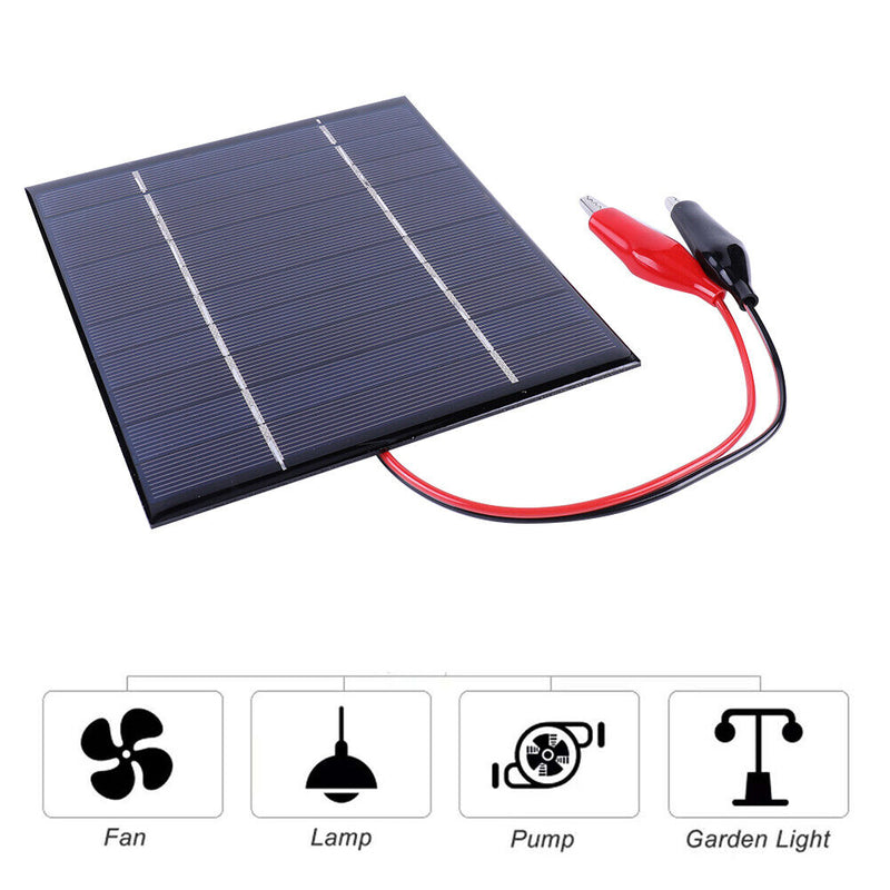 Outdoor Hiking Waterproof Solar Panel Camping Accessories 150x130mm for 3V-5V