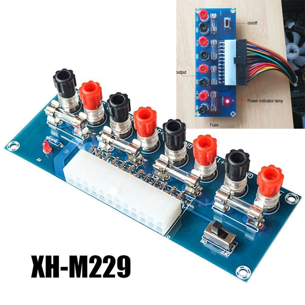 Desktop PC Chassis Test Module Power Adapter ATX Transfer Board XH-M229