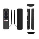 TV Remote Controller Silicone Full Cover for TCL RC802V FMR1 FNR1 (Black)