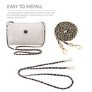 47 inch DIY Chain Strap Handbag Purse Accessories Replacement with Metal Buck
