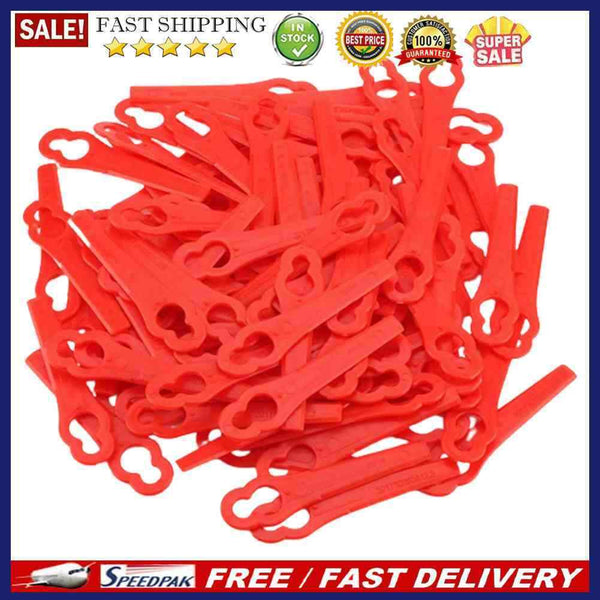 100pcs Plastic Brush Cutter Blades Garden Trimmer Replacement Part Garden T