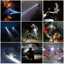 Charging Outdoor Cycling Waterproof Torch Lamp Motion Sensor Magnetic Headlamp