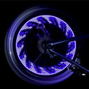 14RGB LED Cycling Bicycle Wheel Spoke Light MTB Road Bike Safety Warning Lamps