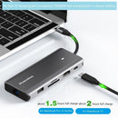 10 In 1 USB-C Multi Function Hub To HDMI 4K USB3.0 TF SD MicroSD 10/100 LAN Dock