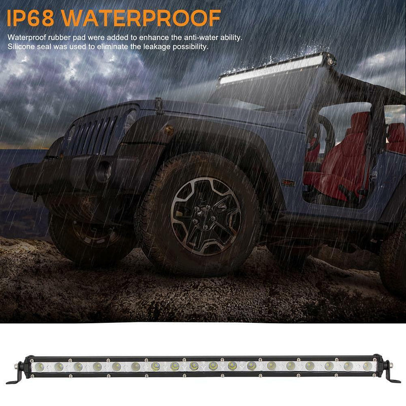 20 Inch 54W LED Work Light Bar Flood Spot Combo Beam Offroad Driving Lamp