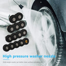 Stainless Steel Pressure Car Washer Sprayer Nozzle Tip for Auto (5 Nozzles)
