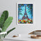 40x50cm Eiffel Tower Frameless Picture Oil Paint By Numbers Hand Painted Drawing