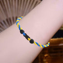 Support Ukraine Ukrainian Flag Adjustable Surfer Bracelet-2022 stop war
