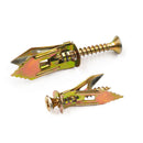 10pcs Self-Tapping Drilling Anchors Screws Plasterboard Expansion Toggle Tools