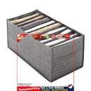 Wardrobe Clothes Organizer Jeans Compartment Storage Box (9 Grids Handle) Newly