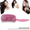 Massager Comb Wide Teeth Anti-static Salon Styling Smooth Hair Combs(Pink)