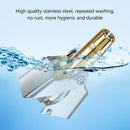 #A Stainless Steel Manual Nose Trimmer for Men Nose Cleaner Razor Shaver Washabl