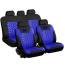 Butterfly Tire Track Car Seat Covers Set Auto Styling Accessories Universal
